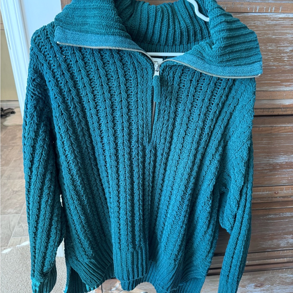 Aerie Emerald half zip